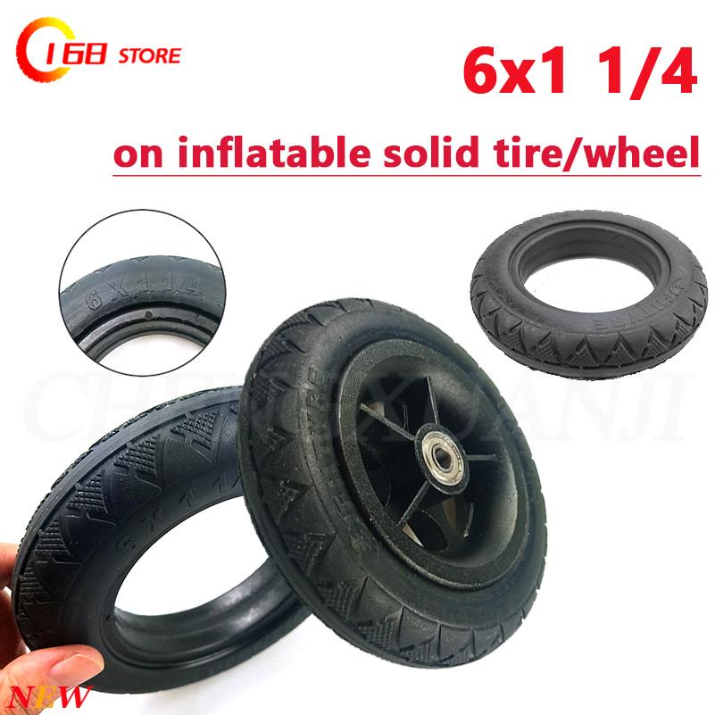 Hot selling 6X1 1/4 solid tire - Folding Electric Scooter ulasan dan harga
