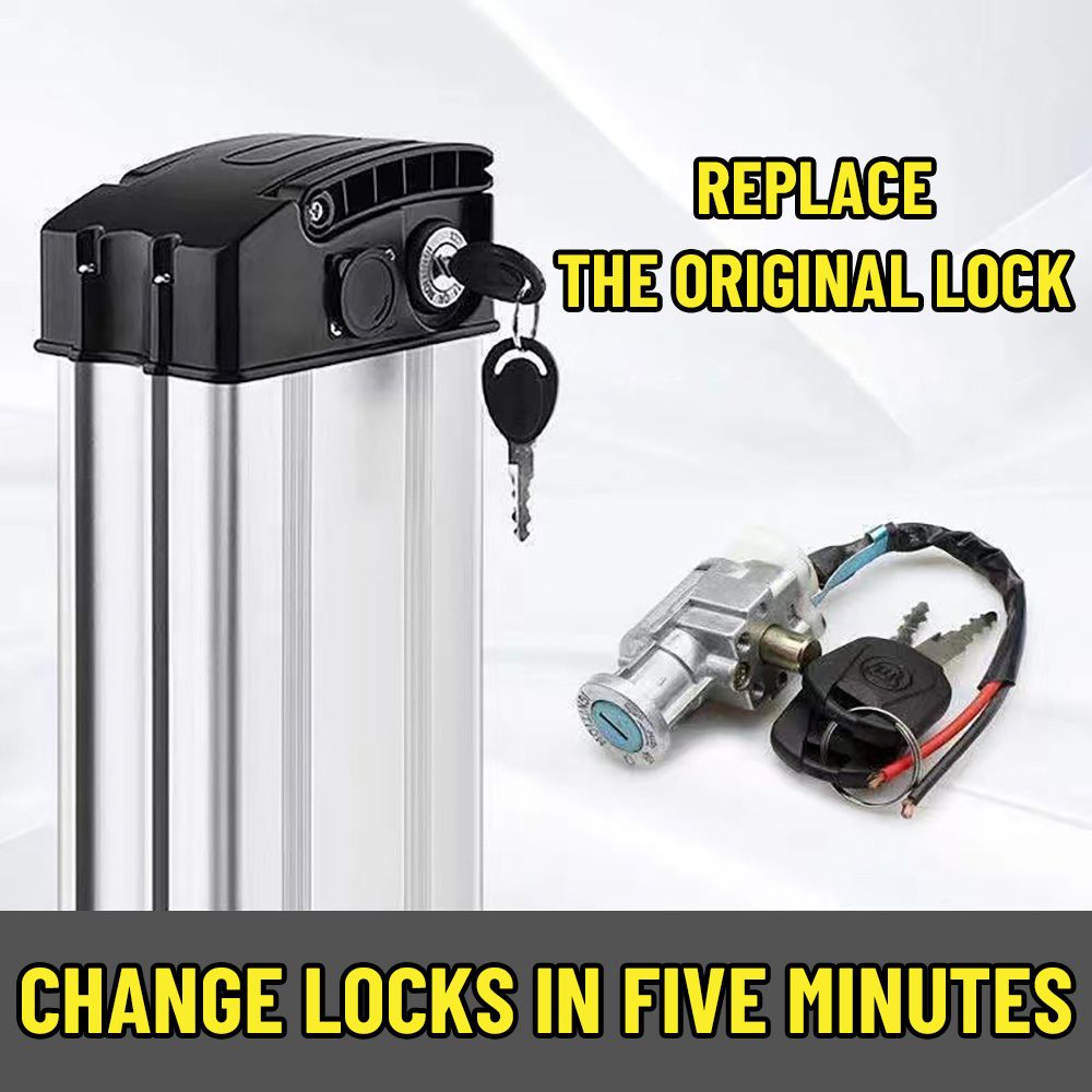 E-Bike Battery Lock With 2 Key - Electric Scooter Charger ulasan dan harga