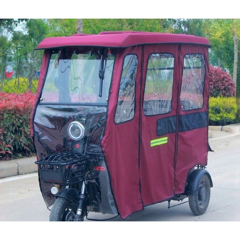 Closed Tarpaulin Motorcycle El - Electric Scooter Rain Cover ulasan dan harga