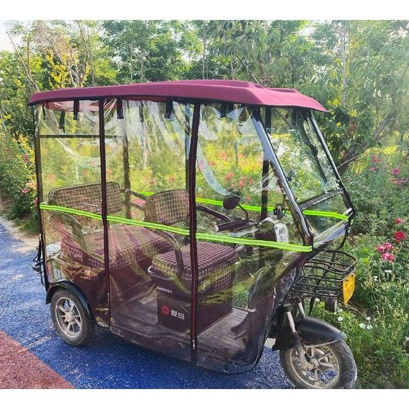 Closed Tarpaulin Motorcycle El - Electric Scooter Rain Cover ulasan dan harga