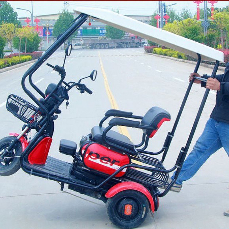 Closed Tarpaulin Motorcycle El - Electric Scooter Rain Cover ulasan dan harga