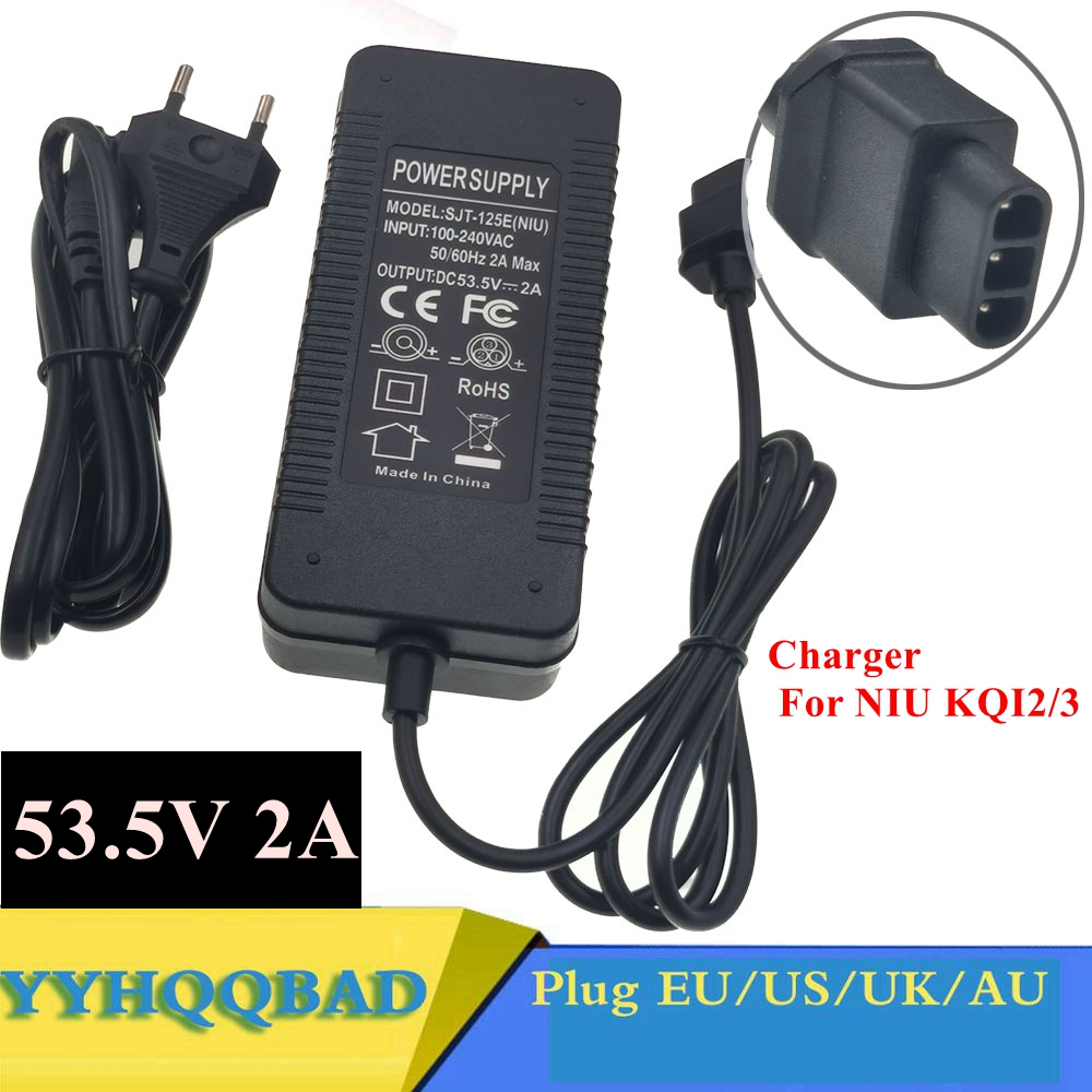 53.5V 2A Battery Charger for N - Electric Scooter Charger ulasan dan harga