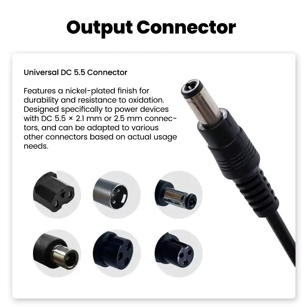 DC5.5MM To M12/M16/8016/5525/3 - Electric Scooter Charger ulasan dan harga