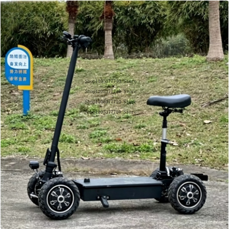 Electric Four-wheel Scooter Go - Folding Electric Scooter ulasan dan harga