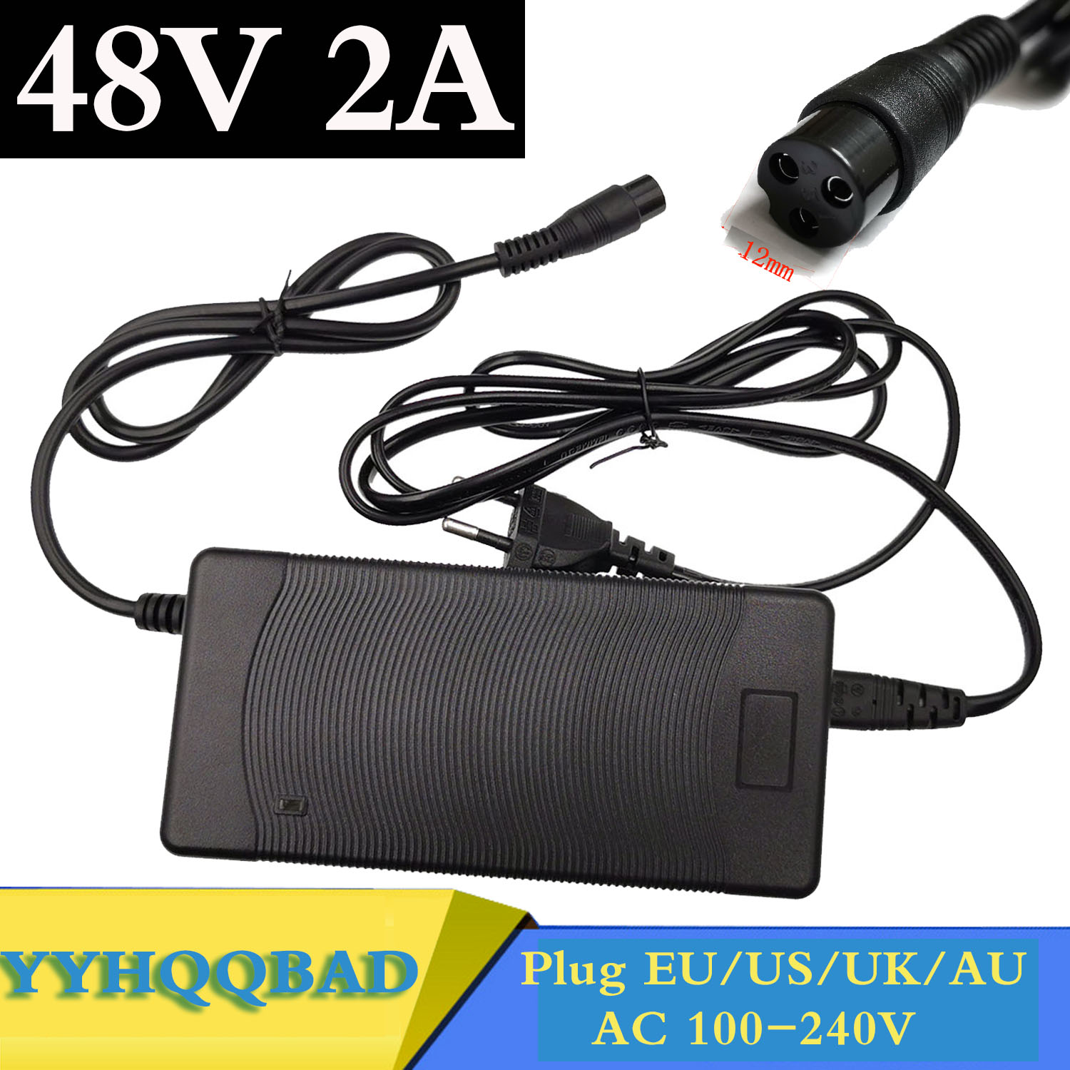 48V 2A Lead acid Battery Charg - Electric Scooter Charger ulasan dan harga